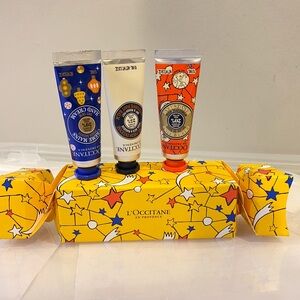 New! 3Pc L'OCCITANE Festive mini Hand Cream Collection